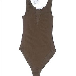 Zara Navy Green Bodysuit (S)